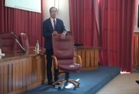 Un momento dell'intervento di Justin Craig