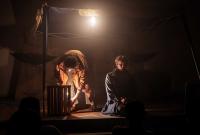 Carte mute, un momento dello spettacolo con Maurizio Zucchi e Pietro De Nova