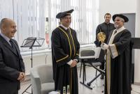 Un momento della cerimonia