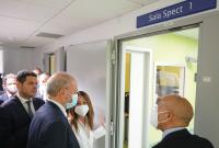 Il ministro Orazio Schillaci visita il reparto di Radiologia