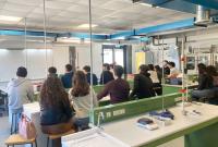 Studenti partecipanti al laboratorio del Dipartimento di Fisica e Astronomia
