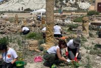 L'area di scavo archeologico nella Villa Romana di Durrueli