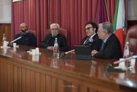 Un momento dell'intervento di Salvatore Tomaselli