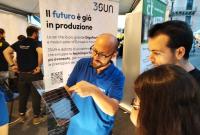 Uno stand al Palazzo Platamone