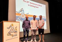 I direttori della scuola: Sebastiano Battiato, Giovanni Maria Farinella e Roberto Cipolla