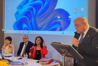 Un momento dell'intervento di Giuseppe Ciulla