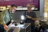 Il prof. Filippo Stanco impegnato in un'attività di ricerca