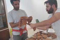 Un momento delle attività di catalogazione