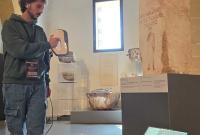 Un momento delle attività di ricerca al Museo