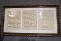 La lettera di Gabriele D'Annunzio