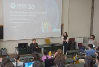 Un momento della presentazione del serious game
