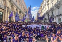 Il team di Economia in via Etnea