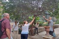 Visitatori all'Orto Botanico