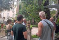 Visitatori all'Orto Botanico