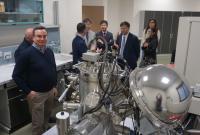 Un momento della visita al Laboratorio Xps