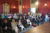 Studenti presenti alla conferenza stampa
