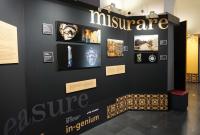 La sezione "Misurare" della mostra 