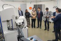 Un momento della visita al Laboratorio Prototipazione NanoTech