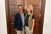 Davide Arcidiacono e Laura Sartori
