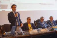 Un momento dell'intervento del prof. Giuseppe Musumeci