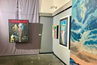 Alcune opere esposte alla mostra