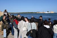 Studenti in visita all'Amp Plemmirio