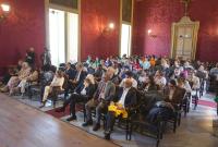 Studenti presenti alla conferenza stampa