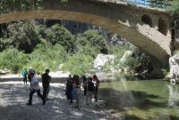 Alcuni partecipanti all'escursione nell'area protetta