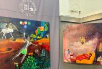 Alcune opere esposte alla mostra