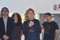 Un momento dell'intervento di Giusy Catanese