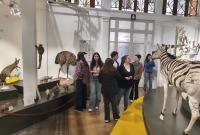 Studenti in visita al Museo di Zoologia