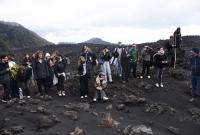 Studenti in visita sull'Etna