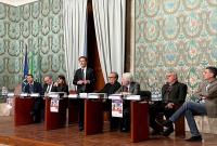 Un momento dell'incontro a Palazzo Vermexio