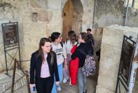 Un momento della visita guidata