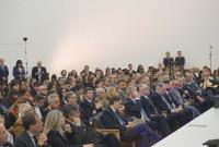 La platea presente nell'aula magna "Santo Mazzarino" del Monastero dei Benedettini