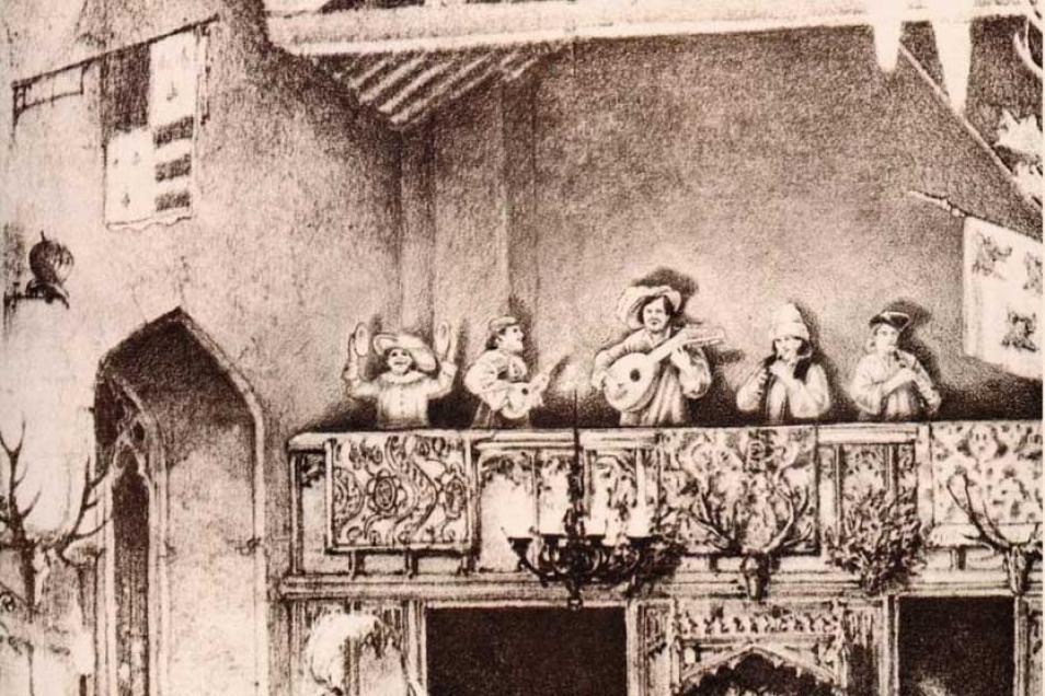 Illustrazione della Festa dei Folli o Festa degli Sciocchi tratta dal romanzo Notre-Dame de Paris di Victor Hugo. 
