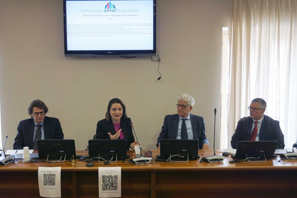 Un momento dell'intervento della prof.ssa Maria Nardo