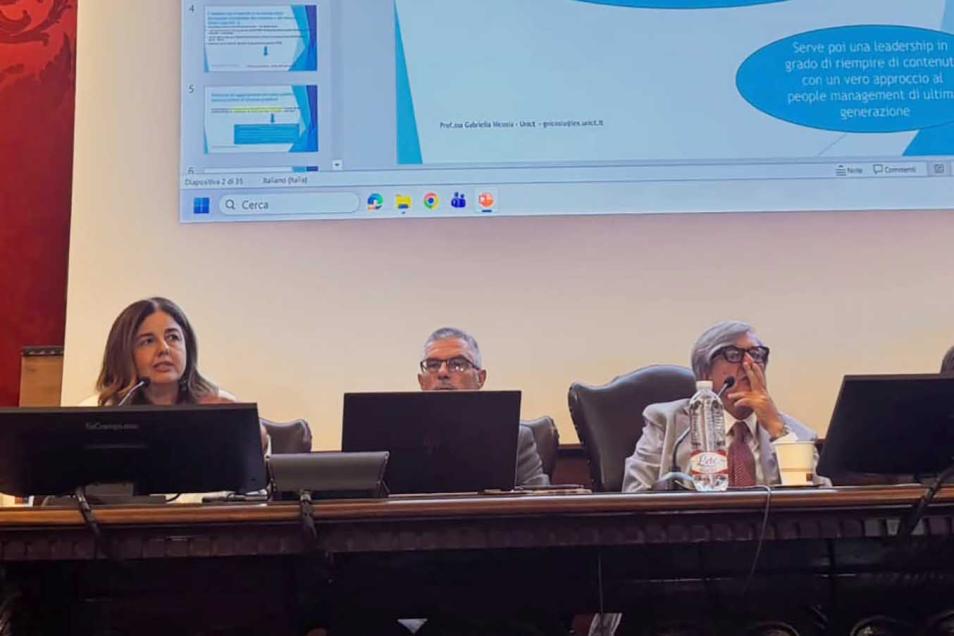 La docente Gabriella Nicosia