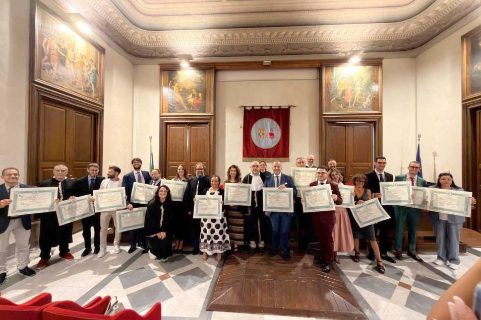 I 17 allievi e allieve che hanno conseguito il master