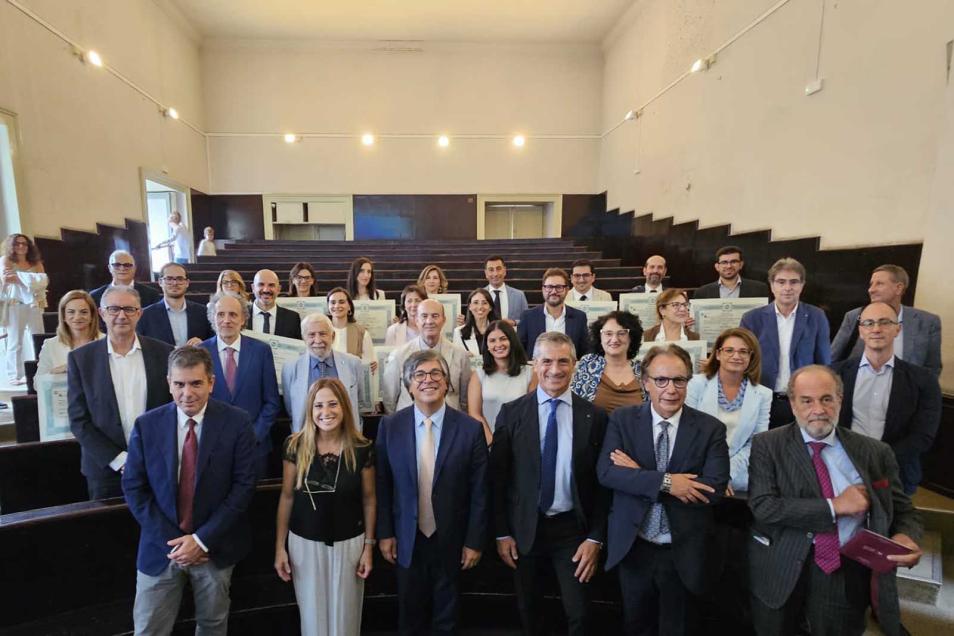 I corsisti del master insieme con i relatori